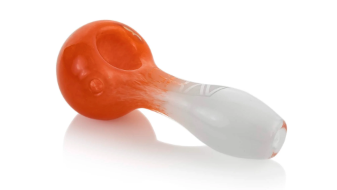 Photograph of product: Grav | Frit Spoon | Poppy Orange