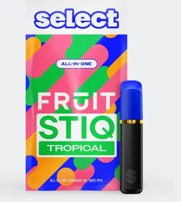 Photograph of product: Select Fruit Stiq | 1g Disposable Vape AIO | Go Go Guava