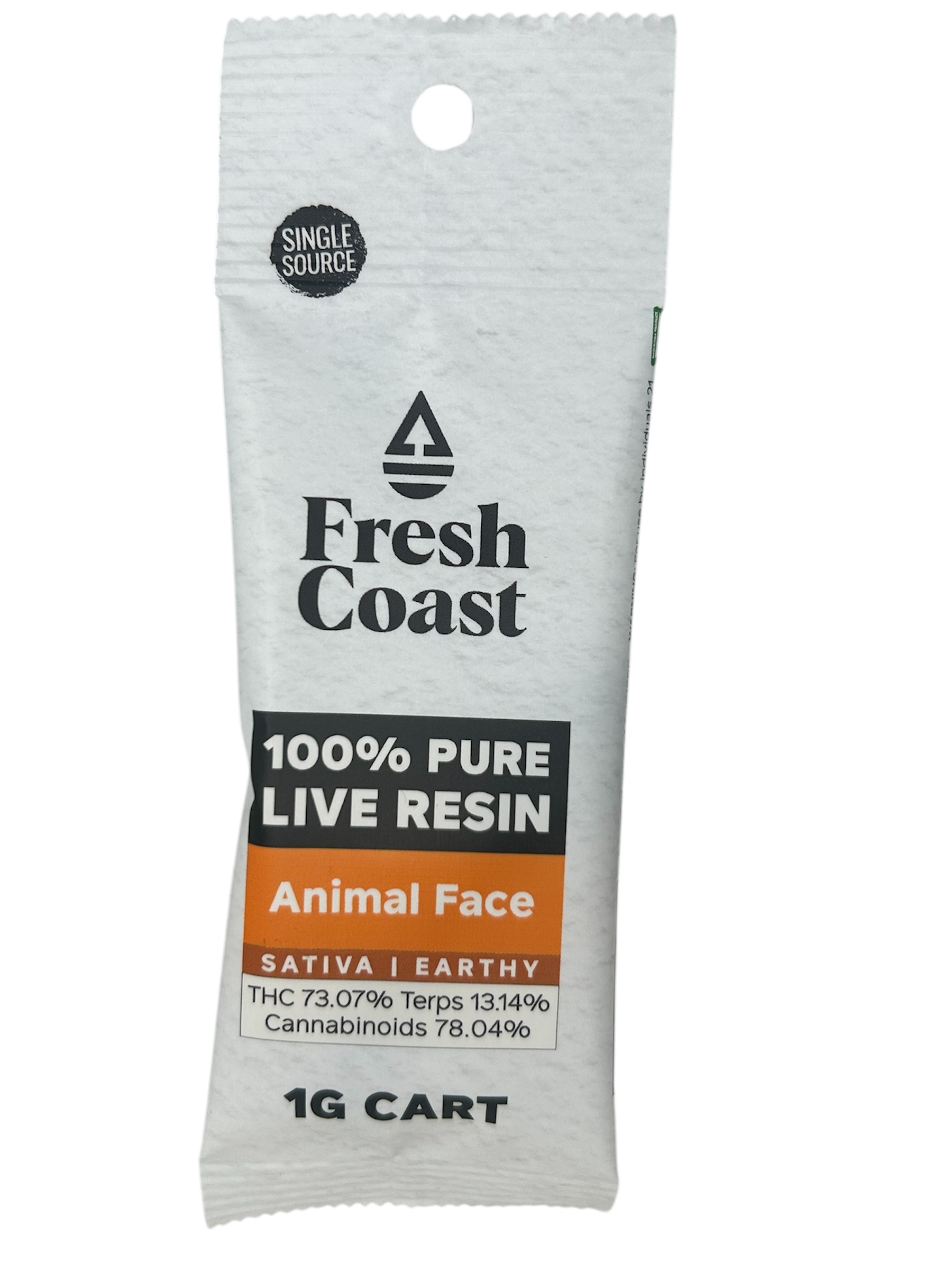 Photograph of product: ANIMAL FACE | 1G PURE LIVE RESIN CART