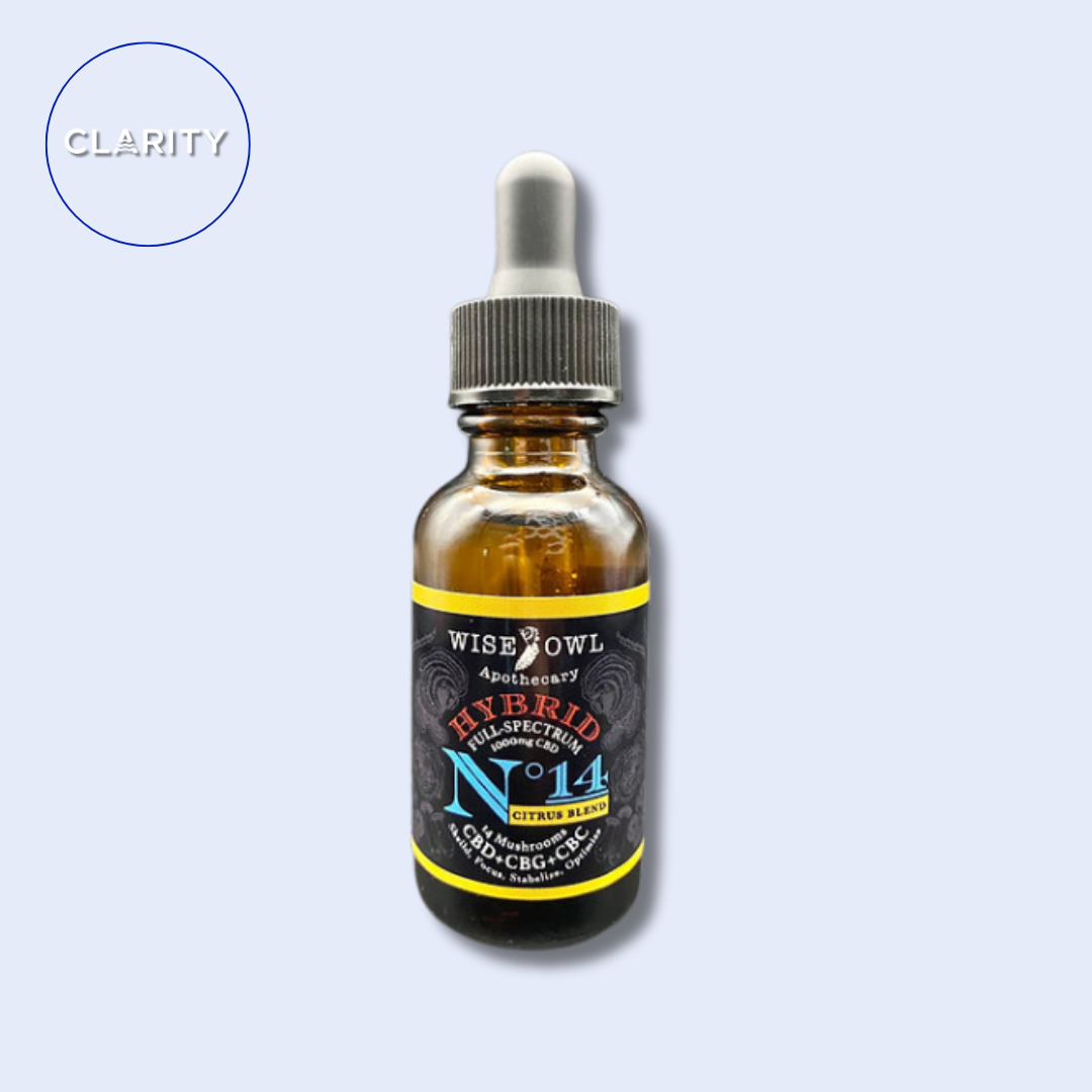 Photograph of Product: Wise Owl CBD Number 14 Mushroom Mix Full Spectrum - Tincture