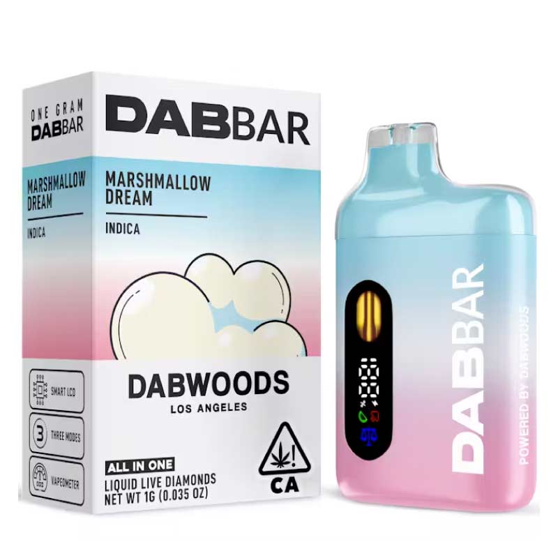 Photograph of product: Marshmallow Dream Liquid Diamonds Dab Bar