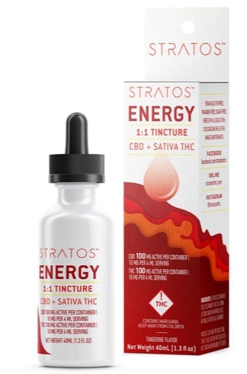 Photograph of product: Stratos - CBD 1:1 Energy Tincture