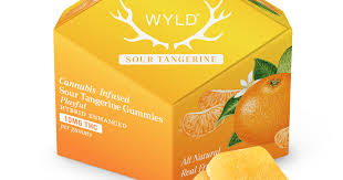 Photograph of product: Wyld -Blood Orange 1:1 TH-oui:CBC  100mg