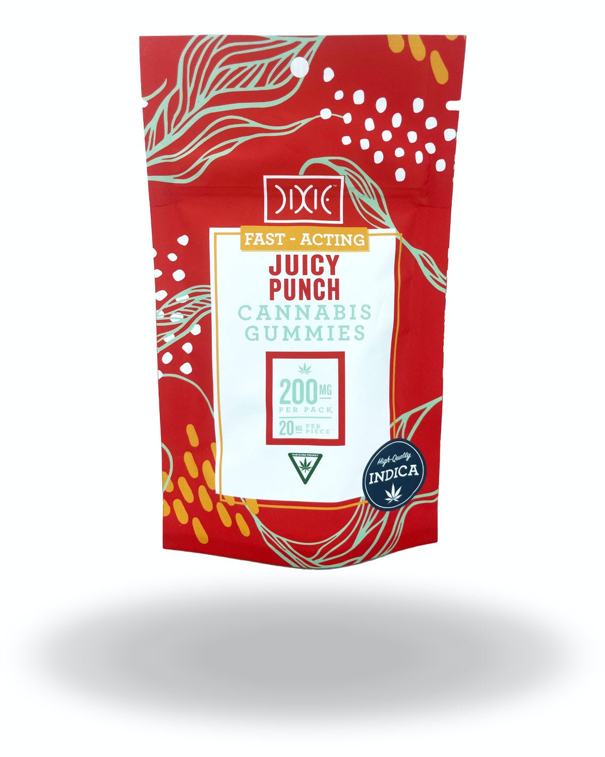 Photograph of product: DIXIE | Edible | Gummies | Juicy Punch | 200mg