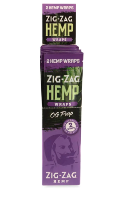 Photograph of product: Zig Zag Hemp Wrap - OG Purp - 2 Pack