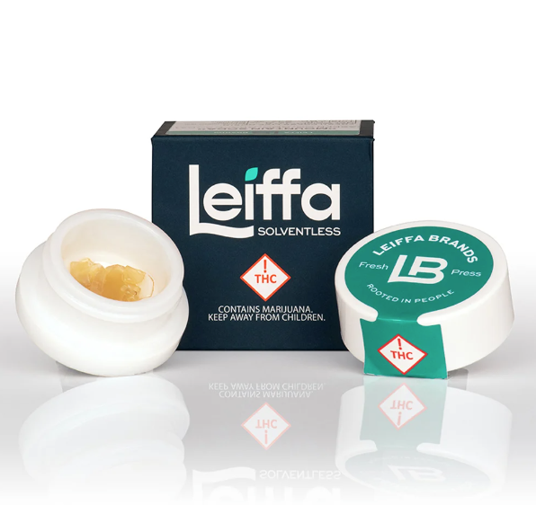 Photograph of product: Leiffa | Live Rosin | Fresh Press - Grape Cream Cake