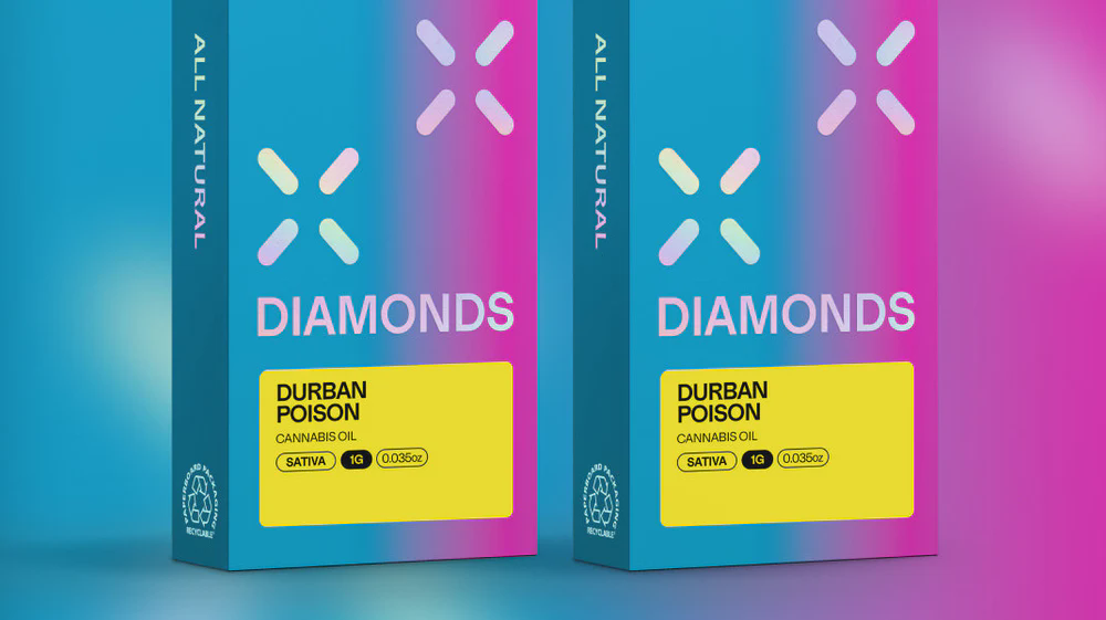 Photograph of product: Durban Poison (S) 1g Liquid Diamonds Pod