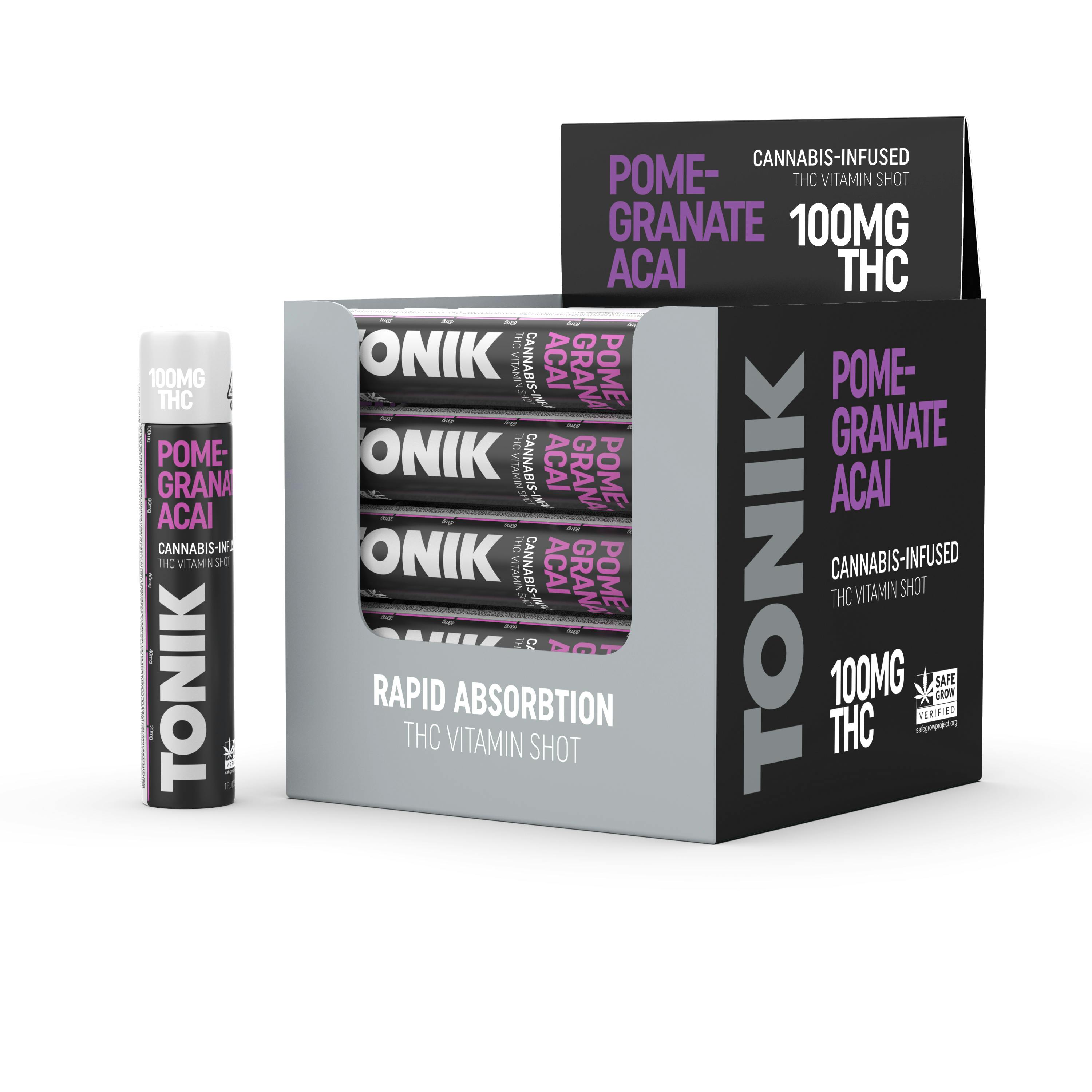 Photograph of product: TONIK VITAMIN SHOT: POMEGRANATE ACAI