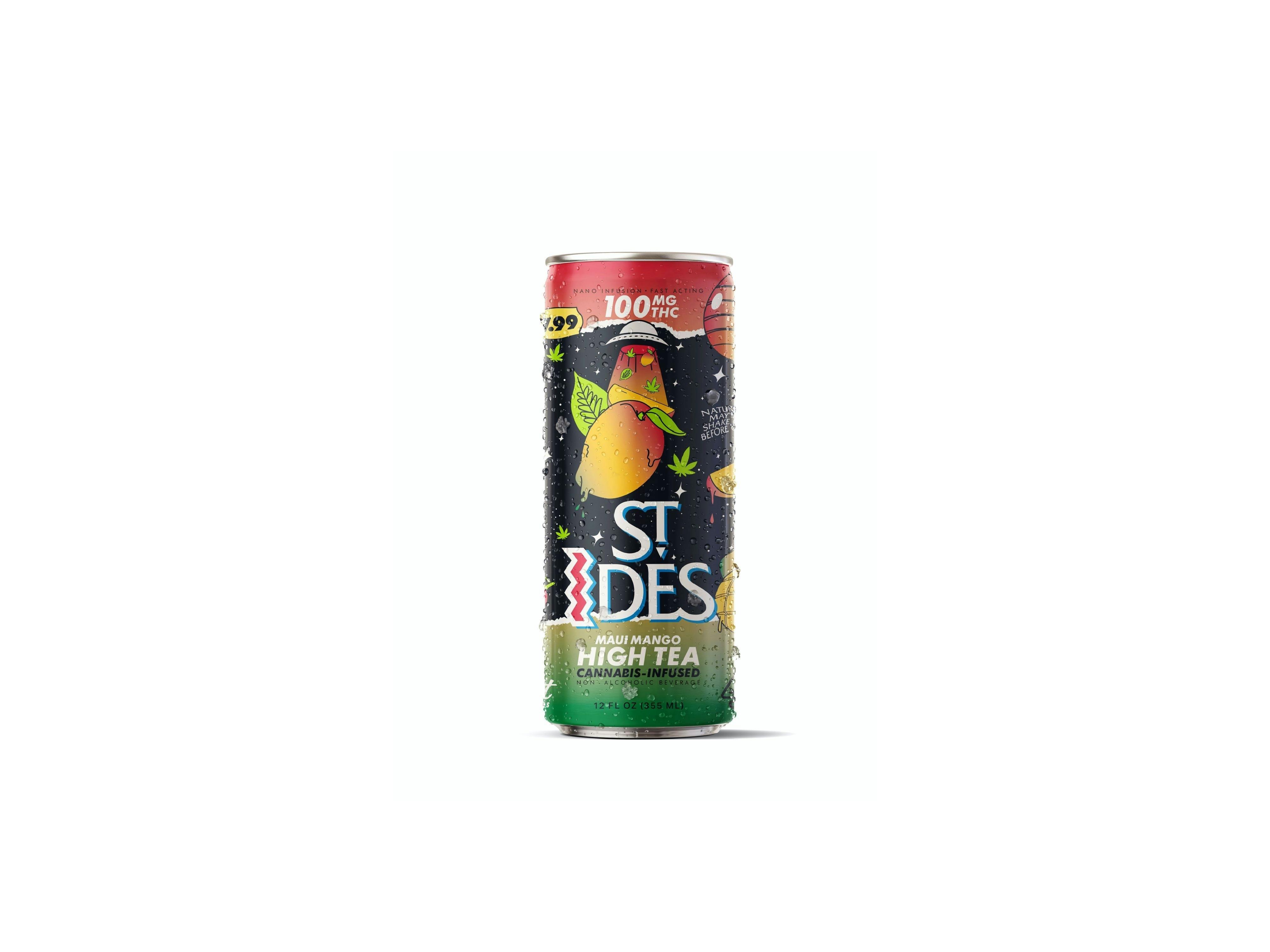 Photograph of product: St Ides Drink Mango Black Tea 100mg