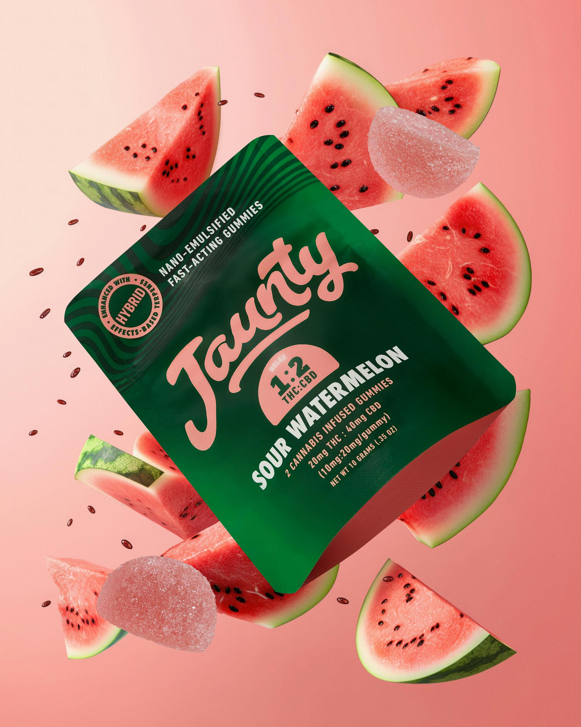 Photograph of product: Jaunty - Sour Watermelon 2pk