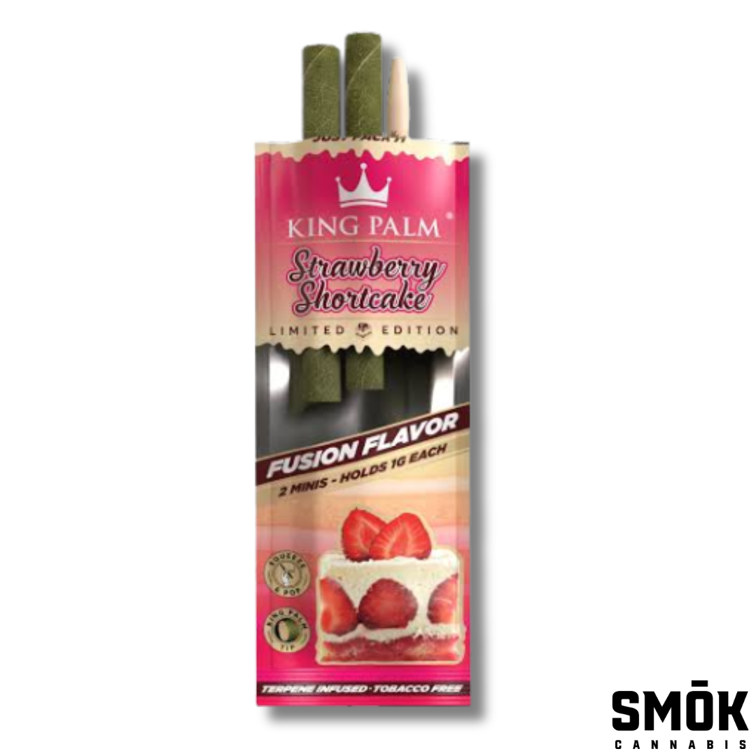 Photograph of product: King Palm Mini Strawberry Shortcake 2pk