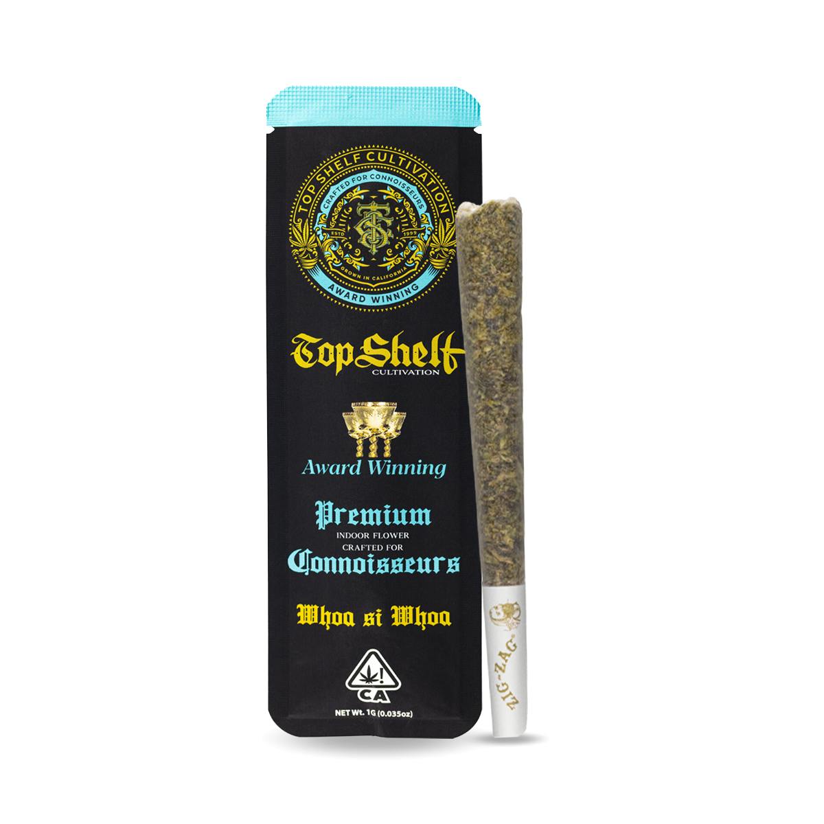 Photograph of product: Top Shelf | Preroll (1g) Whoa Si Whoa (I)