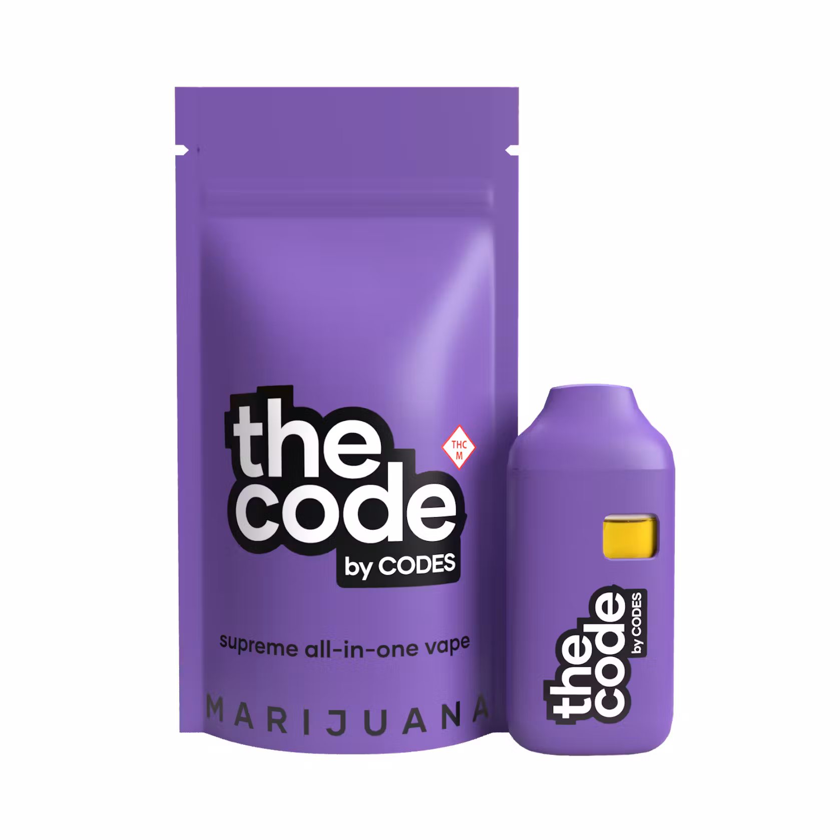 Photograph of product: Codes | Disposable Vape | Tangie Berry 1g