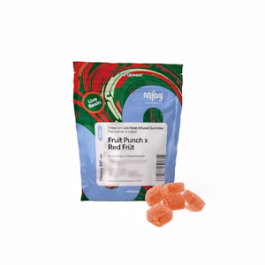 Photograph of product: MFNY | Fruit Punch x Red Frut | Live Resin Gummies | 100mg