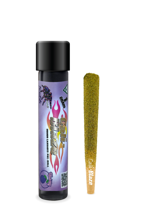 Photograph of product: Blueberry | Tarantula | Infused Pre-Roll | 1g