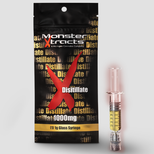 Photograph of product: Monster Xtracts TH-oui Distillate Syringe