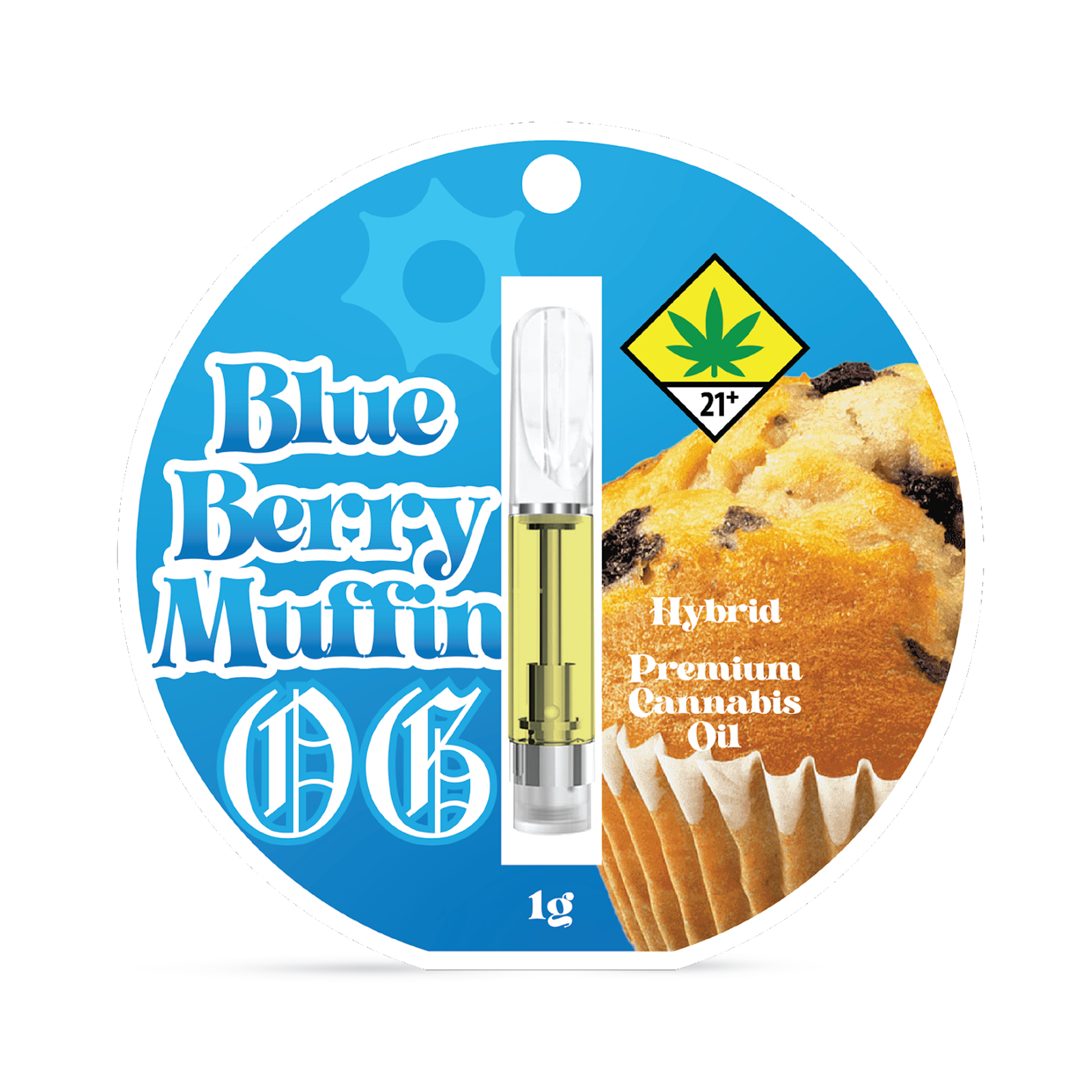 Photograph of product: Blueberry Muffin OG Cartridge | 1000mg