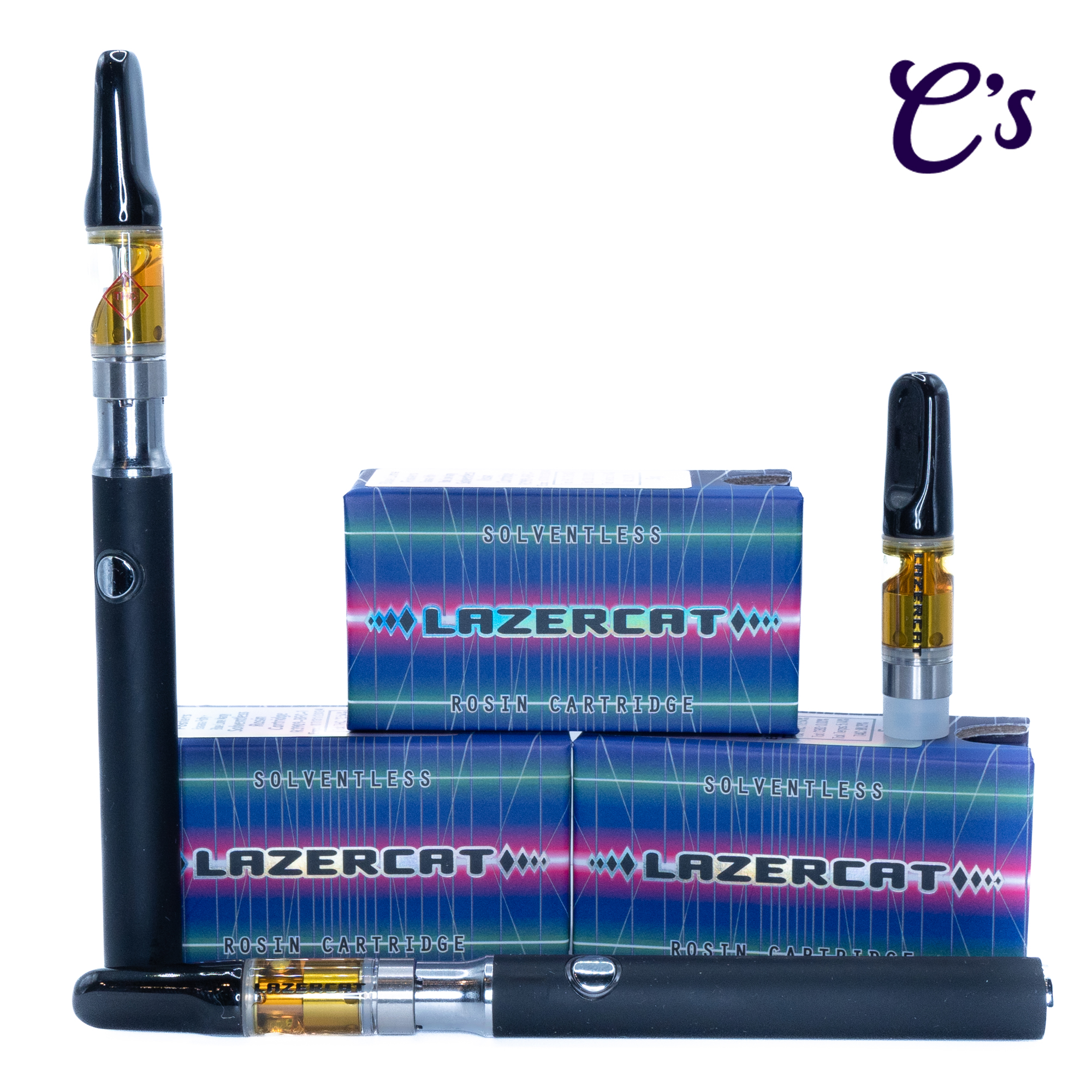Photograph of product: Lazercat | Live Rosin Cart (S) Cherry Tangerine 500mg
