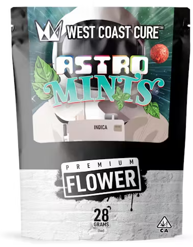 Photograph of product: West Coast Cure - Flower - Astro Mints - 28G