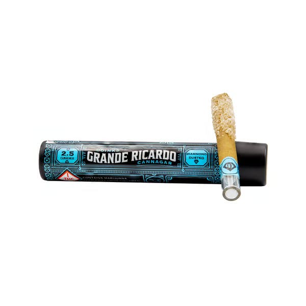 Photograph of product: INFUSED - Diamond Dusted - Orange Push Pop - 2.5g Blunt
