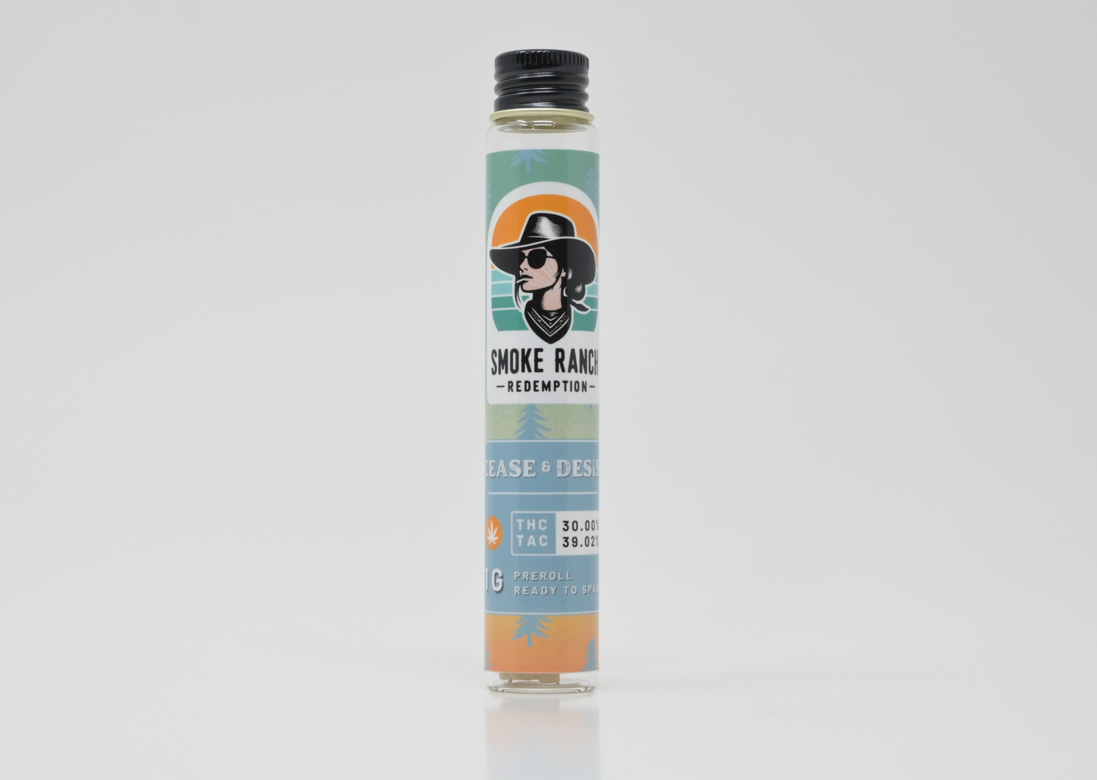 Photograph of product: Smoke Ranch Redemption Cease & Desist Preroll