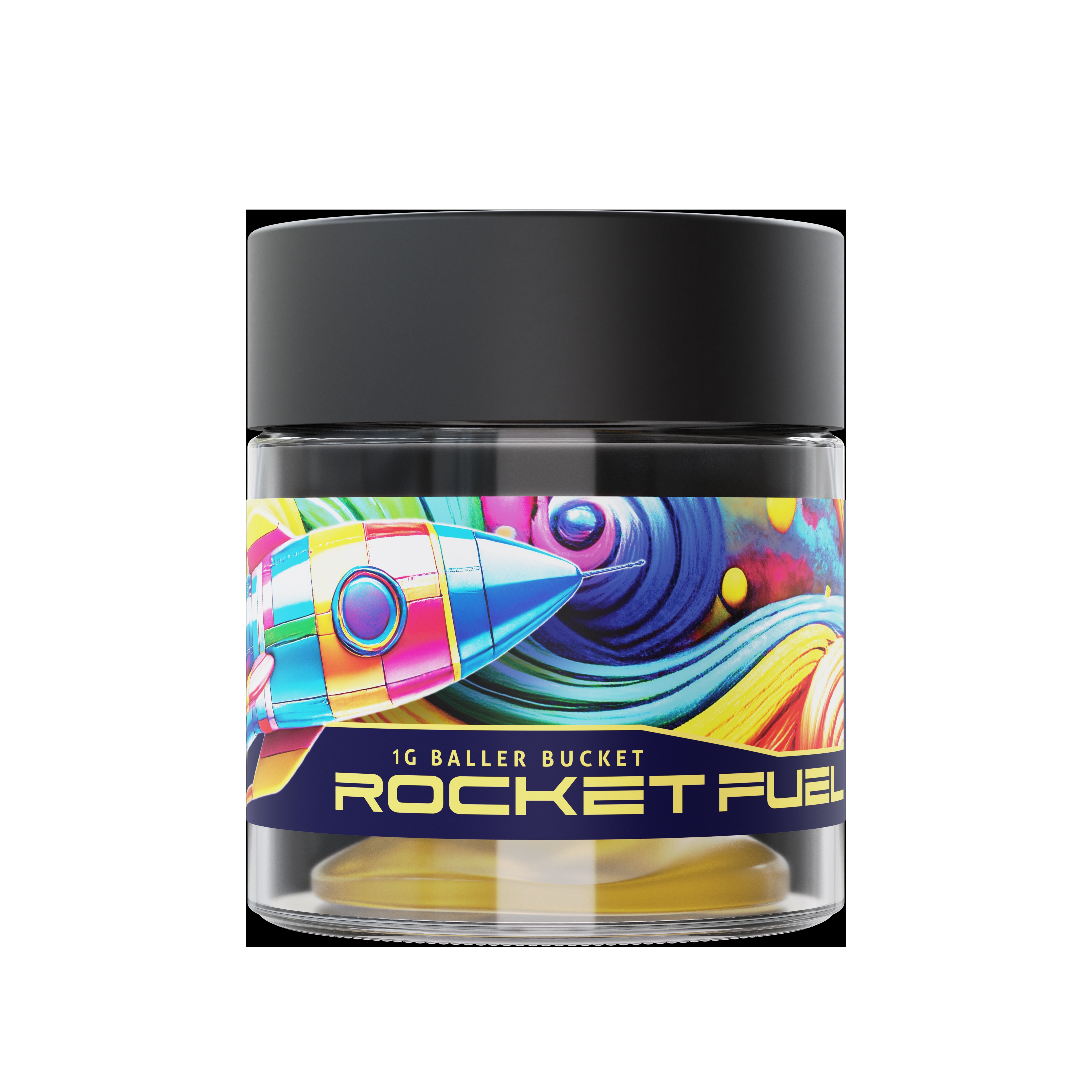 Photograph of Product: Rocket Fuel - Live Resin 1g - Permanent Marker