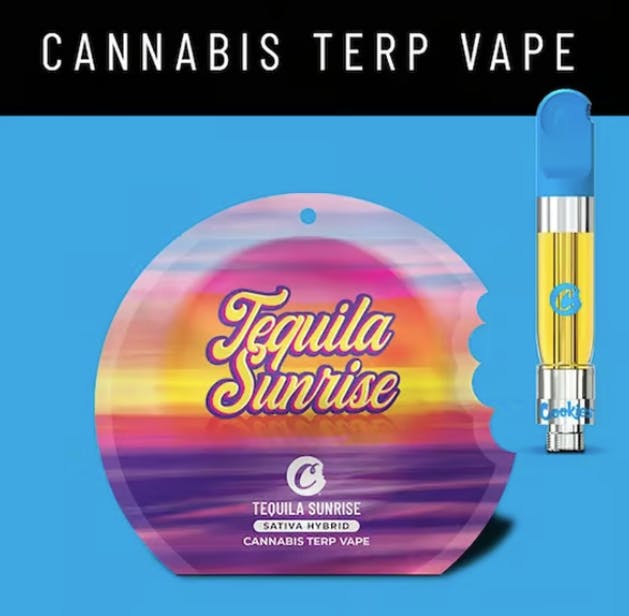 Photograph of Product: Tequila Sunrise I 1g I Cartridge I Cookies