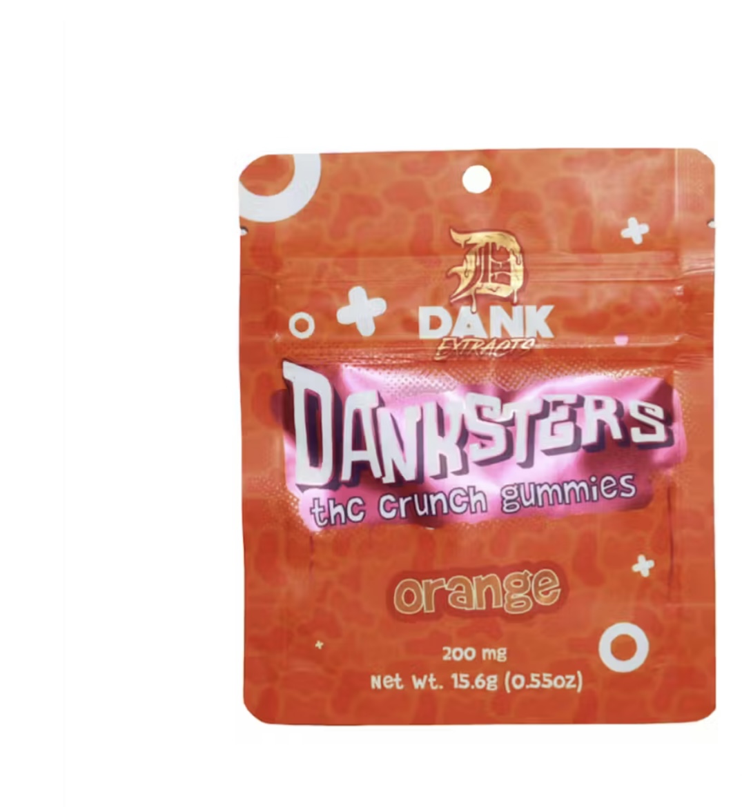 Photograph of product: AU Danksters: Orange Nerdz 200MG (4X50MG)