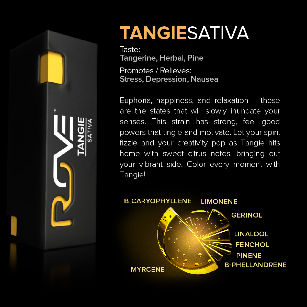 Photograph of product: Tangie | 1G Distillate Vape (TAX INCLUDED)