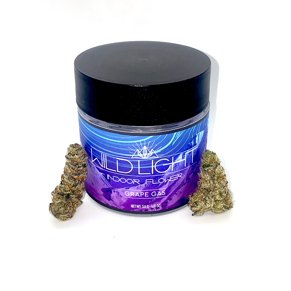 Photograph of Product: 1/8 oz Grape Gas (Indica Hybrid) Indoor THC:31% $45 or 2/$80 - 3.5g
