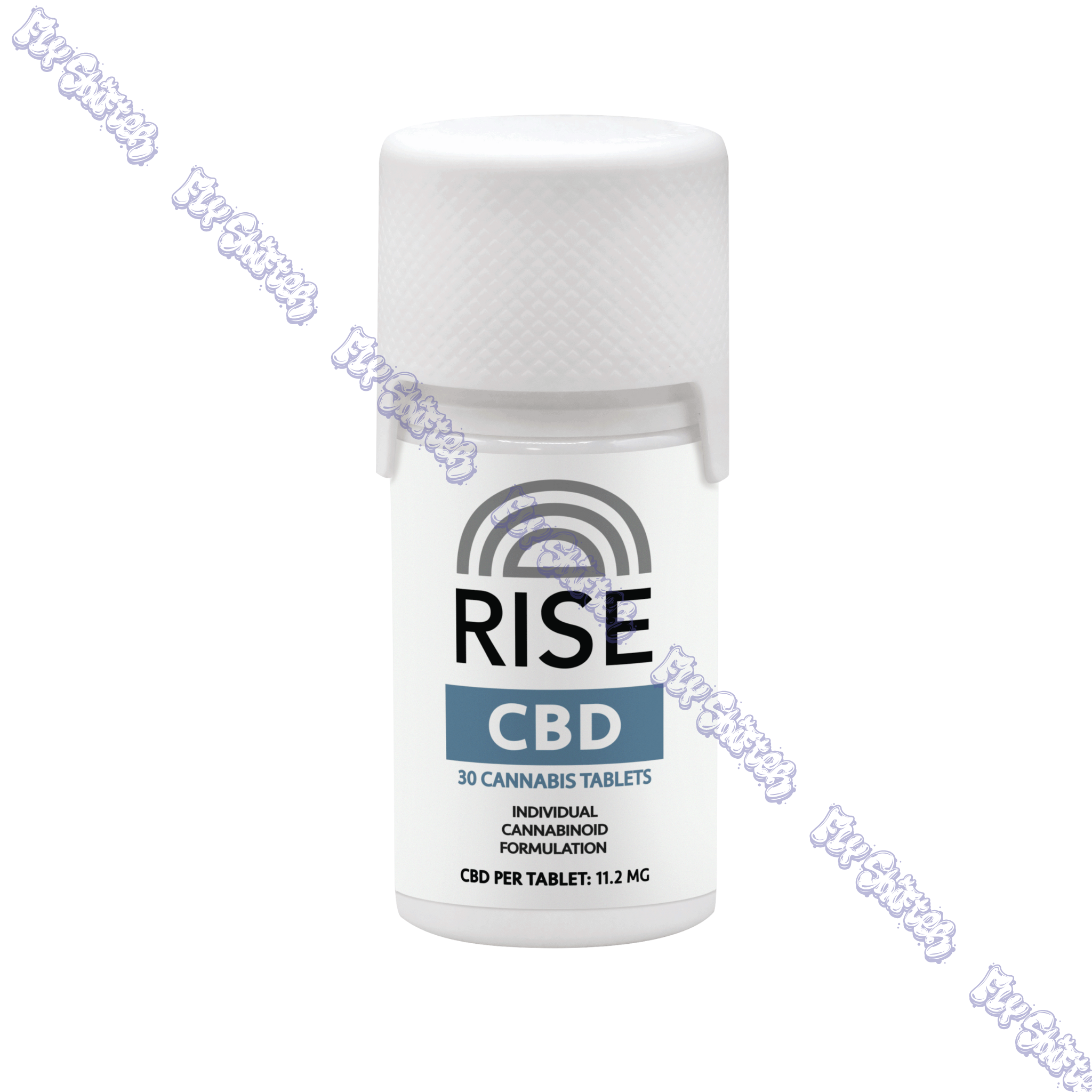 Photograph of product: Rise CBD Tablets 30x10mg