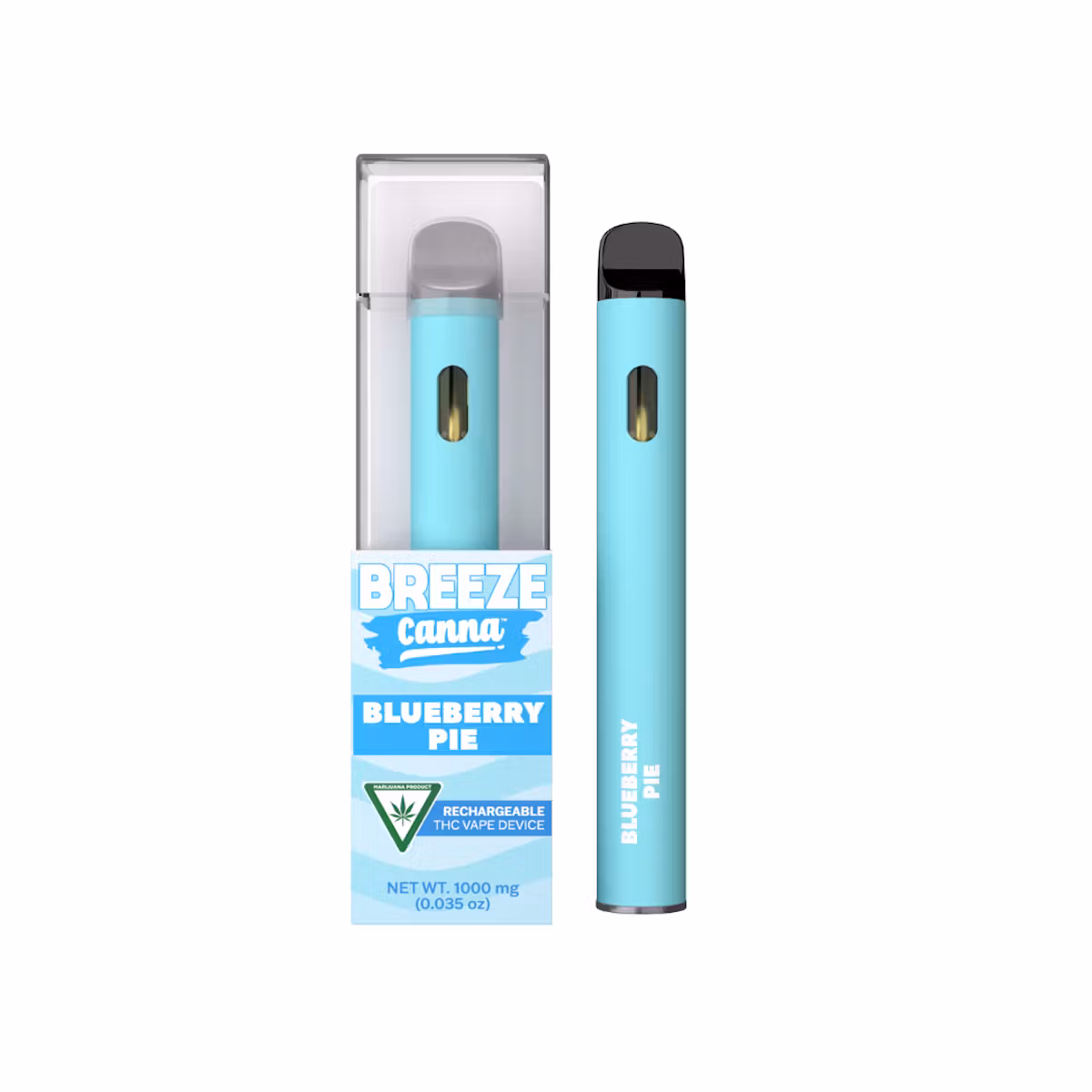 Photograph of product: Breeze Distillate AIO | Blueberry Pie