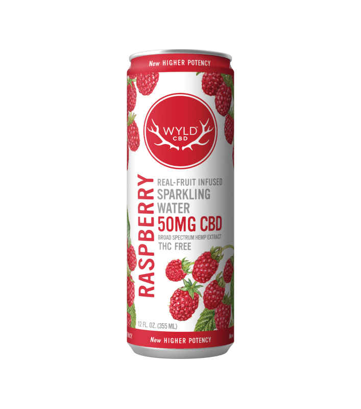 Photograph of product: Wyld | CBD Sparkling Water | Raspberry