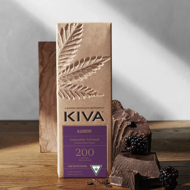 Photograph of product: Dark Blackberry Chocolate Bar | Kiva