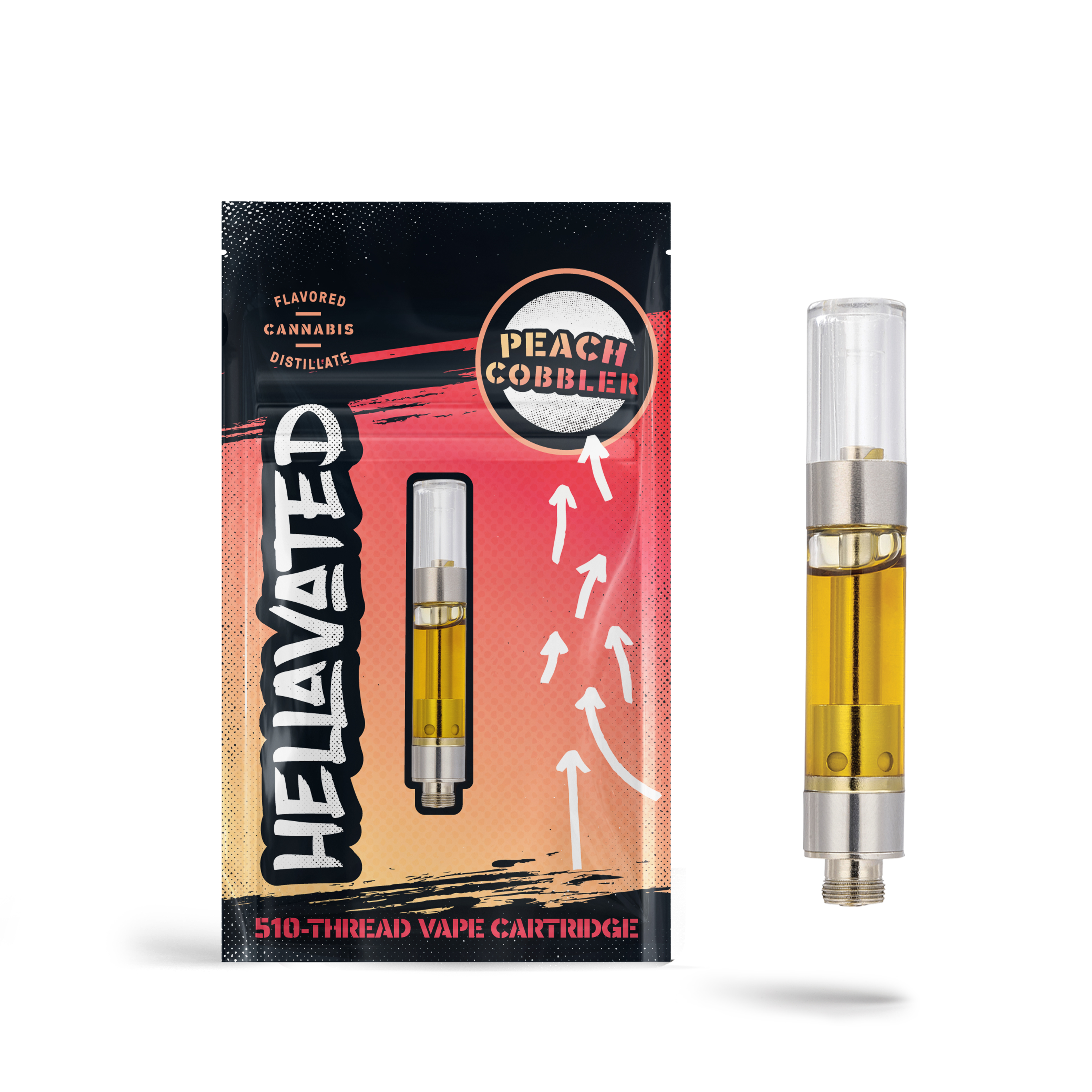 Photograph of product: Peach Cobbler Flavored Cartridge