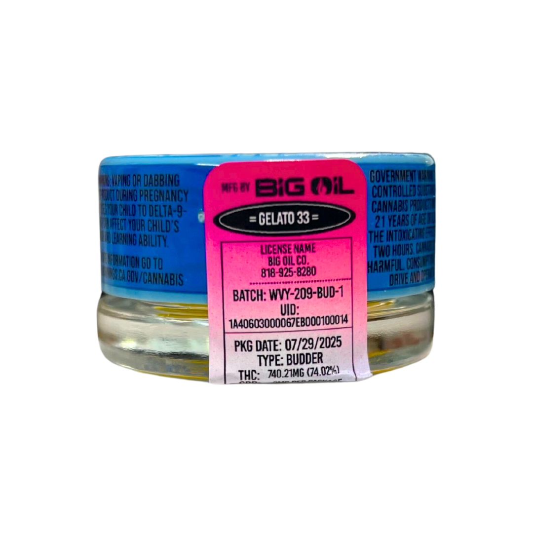 Photograph of product: GELATO #33 BUDDER