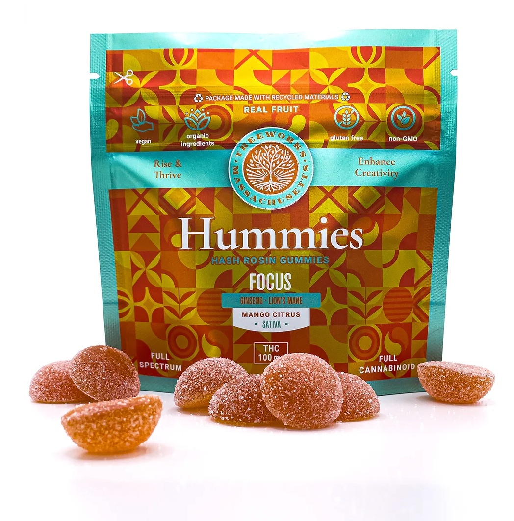 Photograph of product: Focus Citrus | au chocolat Rosin Gummies | 20pk | 100mg