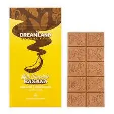 Photograph of product: MILK CHOCOLATE BANANA BAR - 100mg