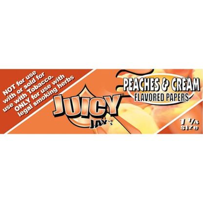 Photograph of product: Juicy Jay's Peaches & Cream Rolling Papers 1 1/4"
