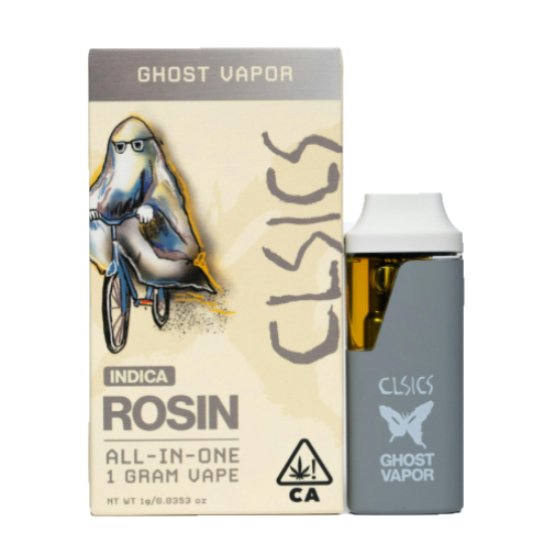 Photograph of product: GHOST VAPOR - 1G LIVE ROSIN ALL-IN-ONE