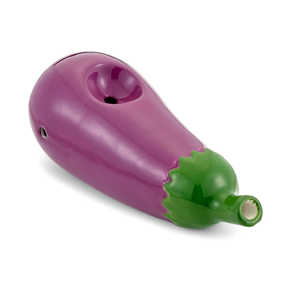 Photograph of product: Glass | Eggplant Pipe | MERCH
