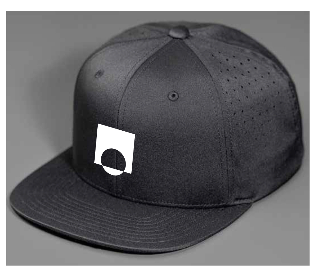 Photograph of product: ECC Logo Performance Hat - White/Black