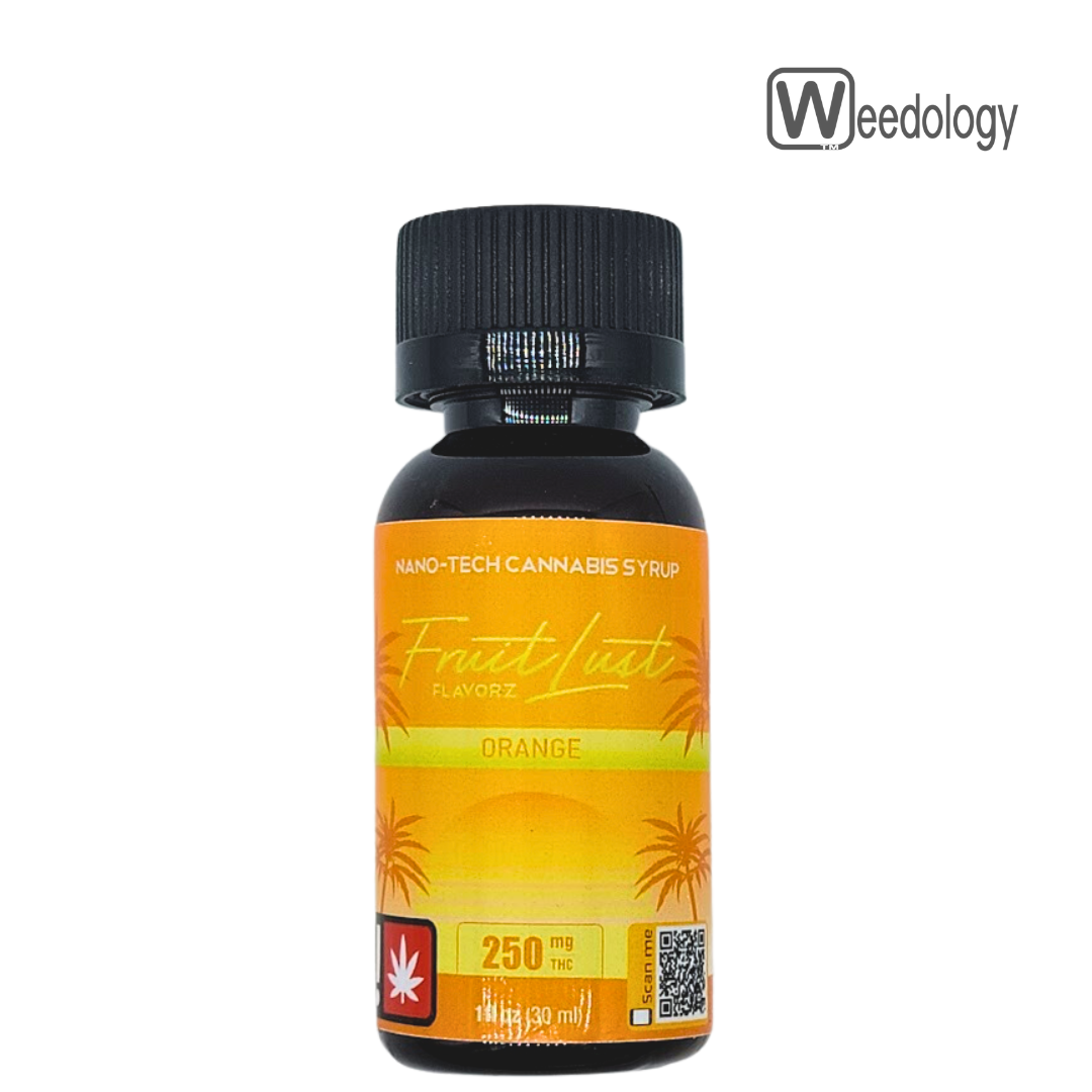 Photograph of product: Fruit Lust 1oz ORANGE Oui'd Syrup