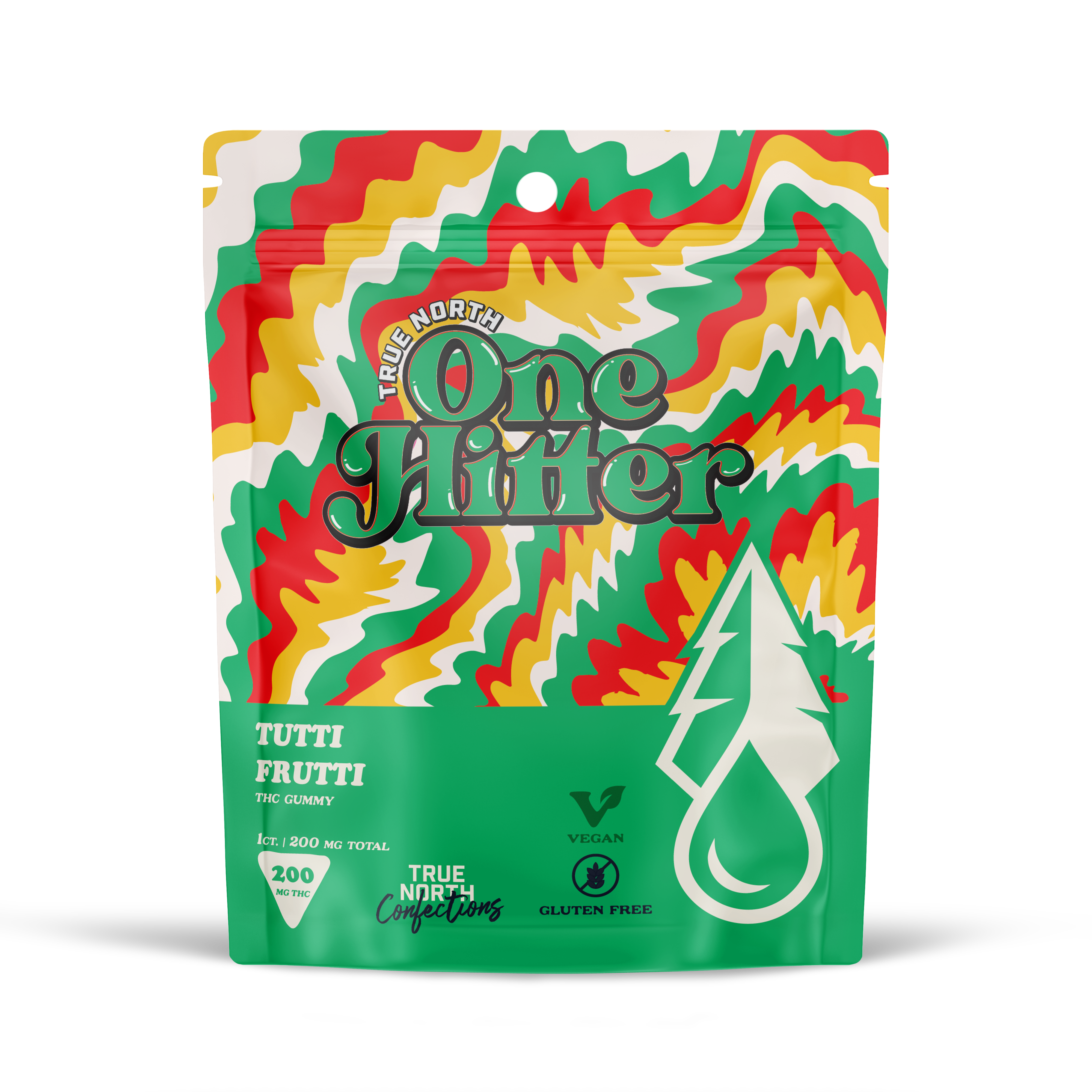 Photograph of product: TN | Tutti Frutti One Hitter Gummy | 200mg (AU)