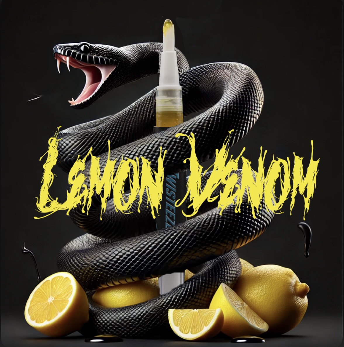 Photograph of product: AU Twisteeze: Lemon Venom 2G Live Resin Brush