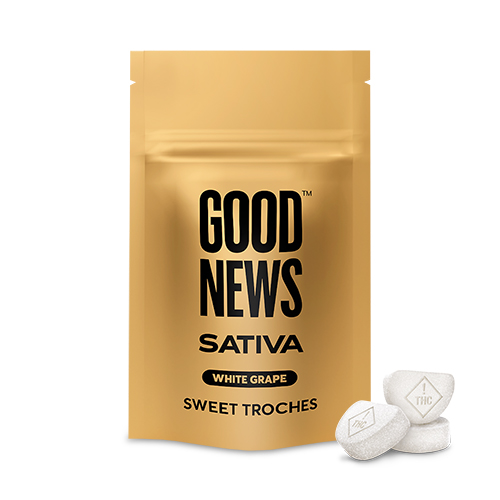 Photograph of product: White Grape | 10mg Troches | 10pk