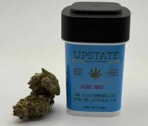 Photograph of Product: Jesus Juice Flower | Hybrid | Upstate Craft Cannabis - 3.5g