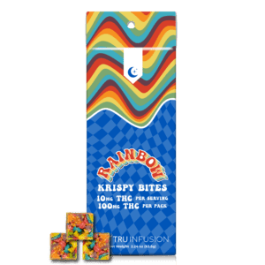 Photograph of product: Rainbow Krispy Bites - Night