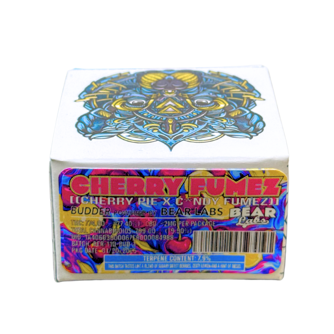 Photograph of product: CHERRY FUMEZ LIVE RESIN BUDDER