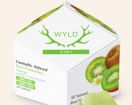 Photograph of product: WYLD - Kiwi 1:1 TH-oui:TH-ouiv Gummies - 10mg - 10ct